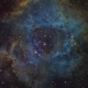 Rosette Nebula in Narrow band (Hubble Palette) Rosette Nebula in Narrow band (Hubble Palette)