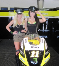 Our pit girls at Jerez
